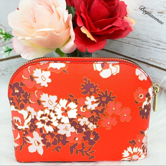 Michael Kors Emmy travel pouch dark sangria red - Picture 3 of 7